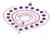 Bijoux Indiscrets Flamboyant Body Jewels Purple & Pink Set