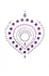 Bijoux Indiscrets Flamboyant Body Jewels Purple & Pink Set