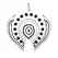 Bijoux Indiscrets Flamboyant Black & Silver Body Jewelry Set