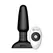 b-Vibe Rimming Plug 2 Black - Rotating Beads, Vibrating Tip, 15.2 cm