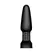b-Vibe Rimming Plug 2 Black - Rotating Beads, Vibrating Tip, 15.2 cm