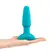 b-Vibe Rimming Plug 2 Teal - Rotating Beads & Remote, 15.2 cm Silicone