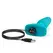 b-Vibe Rimming Plug 2 Teal - Rotating Beads & Remote, 15.2 cm Silicone