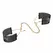 Bijoux Indiscrets Desir Metallique Black - Versatile Metal Chain Bracelet Cuffs