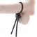 Fifty Shades of Grey Adjustable Silicone Performance Ring Black