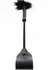 Crop Whip & Feather Tickler Dual-Sided PU Leather Black 38cm