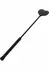 Ouch! Crop Whip Heart PU Leather - Precision Sensation Tool, Black