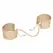 Bijoux Indiscrets Desir Metallique Gold - Elegant Convertible Chain Cuffs
