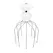 LoversPremium Head Relax Vibra Massager Deluxe - Ergonomic Vibrating Head Massager 28cm