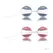 LELO Luna Beads Kegel Exercise System Pink & Blue Set 89mm
