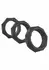 HIDDEN DESIRE EXTREME Heavy C-Ring Set Silicone Black Adjustable