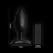 Nexus Ace M Remote-Controlled Silicone Plug - 6 Modes, USB, Black