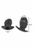 Hidden Desire Invader Open Plug Large Silicone Black 100% Pure Material