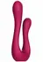Xocoon Sync Sensation Vibrator Dual Motor Flexible Silicone Pink