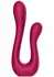 Xocoon Sync Sensation Vibrator Dual Motor Flexible Silicone Pink