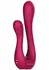 Xocoon Sync Sensation Vibrator Dual Motor Flexible Silicone Pink