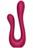 Xocoon Sync Sensation Vibrator Dual Motor Flexible Silicone Pink