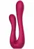 Xocoon Sync Sensation Vibrator Dual Motor Flexible Silicone Pink