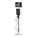 S&M Riding Crop Black Vinyl 43 cm - Durable Compact Model