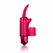 PowerBullet Tingling Tongue Pink - Compact Gel Finger Massager Waterproof