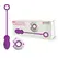 LoversPremium Leya Remote-Controlled Silicone Egg, Purple, USB, Waterproof