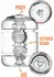 PRIVATE Clear Shot Double-Sided Visual Intimate Machine Transparent Case