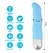 FeelzToys Gino Blue Silicone Vibrator 16cm - 7 Vibration Modes, Violet