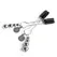 Fifty Shades of Grey The Pinch Adjustable Silicone Nipple Clamps 8.3cm