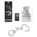 Fifty Shades of Grey Steel Handcuffs You Are Mine - Secure Design, 26.7 cm