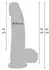 INFERNO by HIDDEN DESIRE Liquid Silicone Model 18 cm Dual-Density, Beige
