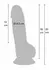 INFERNO by HIDDEN DESIRE PVC Model 18 cm, Anatomical, Harness-Compatible
