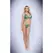 Baci Lingerie Twilight Petals Teddy Green M/L - Floral Lace Bodysuit