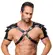 ZADO Men's Leather Chest Harness S-L Adjustable Black Buckle Design
