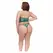 Baci Lingerie Emerald Lace Bodysuit Green, QS - Elegant Lace Design
