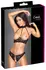 Cottelli LINGERIE Bra Set Open S Black Lace Rose Gold Accents