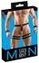 Svenjoyment Men's Harness S/M Adjustable Hip System with Handcuffs