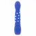 Evolved Disco Diva Vibrator Blue - Illuminated Silicone, 10 Modes, 15.2 cm