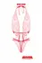 Christine Bodyset Renee Red - Elegant Lace Bodysuit, Open Crotch