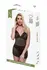 Baci 2 PCS. Eco Chemise and Panty Set Black S/M - Sustainable Elegance