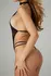 Christine Body Renee Black Floral Lace Open Design Bodysuit