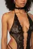 Christine Body Renee Black Floral Lace Open Design Bodysuit