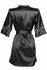 Christine le Duc Kimono Sensuality Satin Short Robe with Lace Accents