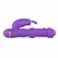 Teazers Silicone Rabbit Vibrator Purple 20-Function Flexible Model