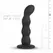 Teazers Silicone Strap-On Set Black Adjustable Harness 110cm
