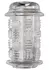 The Handy Stamina Sleeve Flow - Open, Stretchable TPE, 9.6 cm, Clear