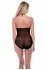 Baci Eco Lace & Mesh Teddy Black S/M - Sustainable Lingerie Design