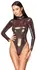 Cottelli PARTY Body Long Sleeve XL Iridescent Rose-Gold Copper