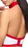 Cottelli COSTUMES Nurse S Two-Piece Open Bra & Suspender Thong Set White/Red