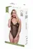 Baci Eco Lace & Mesh Teddy Black S/M - Sustainable Lingerie Design