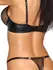 Cottelli LINGERIE Bra Set Net M Black & Copper, Adjustable, Size M